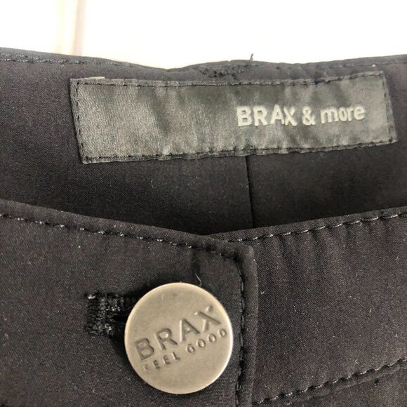BRAX Hella MT Black Quilted Knee Ankle Zip Pants Sz 6R - Picture 11 of 14